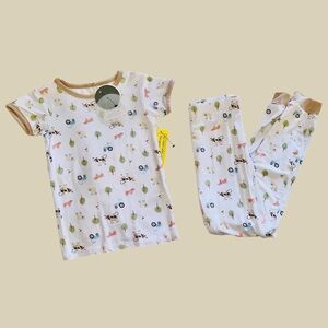 NWT Milkberry Bamboo Toddler Pj Set